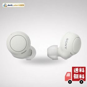 ソニー 完全ワイヤレスイヤホン WF-C500 : /軽量小型5.4g/高精度通話品質/簡単ペアリング/IPX4防滴性能/ホワイト WF-C500 WZ
