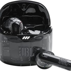 JBL TUNE FLEX GHOST ワイヤレスイヤホン bluetooth 2ウェイ装着/ノイズキャンセリング/IPX4/ブラック/JBLTFLEXGBLK