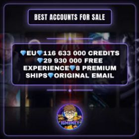 World of Warships 💎EU💎116 633 000 CREDITS💎29 930 000 FREE EXPERIENCE💎8 PREMIUM SHIPS💎ORIGINAL EMAIL