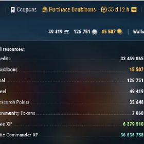 World of Warships Full access [WOWS ASIA-WG] TOTAL: 413 | XI: 21 | X: 90 | IX: 67 | VIII: 87 | PREM: 162