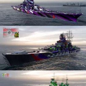 World of Warships 🕹️ 🎮 N E X U S - E M P O R I U M 👾 ⚡EU TURTLES ➨EU XI ★Satsuma/ set SABATON X Yamato / X Napoli / X SCHLIEFFEN 102000 Doubloons
