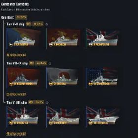 World of Warships 🕹️ 🎮 N E X U S - E M P O R I U M 👾 ⚡💎EU💎105 700 000 credits💎20 900 000 free experience💎200 donating cases "Santa's gift"💎original email💎