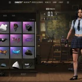 ピーユービージー バトルグラウンズ 💖[PROGRESSIVE] NEON DREAM AUG (LVL 5) + WHITE CHROMA + DOLLHOUSE SLR💖🔥LOTS OF SETS🔥🎀HANNA🎀