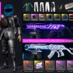 ピーユービージー バトルグラウンズ 🦂 Lv.3 Medusa Beryl M762 (White Variant) 🤍 🌑 Shadow Wrapped AKM 🐍 Medusa Kar98k 🪷 Sha Wujing AUG 🔥 Multiple Epic Weapons Included ⚔️