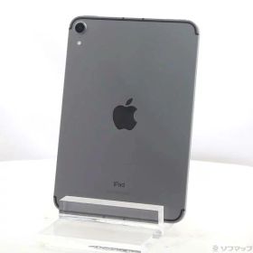 【中古】Apple(アップル) iPad mini 第6世代 256GB スペースグレイ MK8F3J／A SIMフリー 【371-ud】