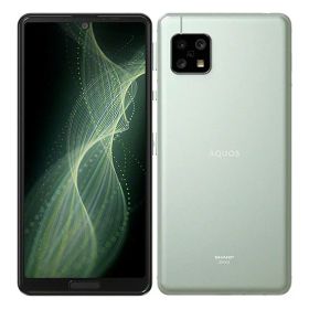 【中古】【安心保証】 AQUOS sense5G SHG03[64GB] au オリーブシルバー