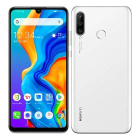 【中古】【安心保証】 HUAWEI P30 lite MAR-LX2J[64GB] Y!mobile パールホワイト