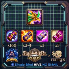 サマナーズウォー [GLOBAL] FOR LD GACHA + TESHAR + 160 11YEAR ANNIVERSARY SCROLL