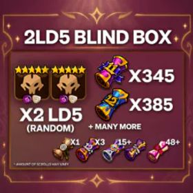 サマナーズウォー [Global]▸Random 2LD5▸11+12-Year Scroll*730+, L&D Scroll*60+, Legendary All Attribute Scroll*12+『Real Scroll Count』『Blind Box』
