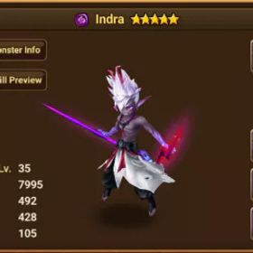 サマナーズウォー {Global}Dark Indra+Teshar+Rica*L&D Scroll*48+,(11+12) Year Scroll*780+,All Attribute Scroll*15+,Mystical Scroll*700+|Real Scroll Count • No Ranges|