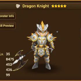 サマナーズウォー {Global}Light Dragon Knight+Teshar+Rica*L&D Scroll*16+,12 Year Scroll*305+,12 Year Light Scrolls*6+|Real Scroll Count • No Ranges|