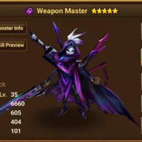 サマナーズウォー {Global}Dark Weapon Master+Tiana+Teshar*L&D Scroll*48+,(11+12) Year Scroll*780+,All Attribute Scroll*15+,Mystical Scroll*700+|Real Scroll Count • No Ranges|