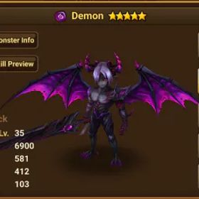 サマナーズウォー {Global}Dark demon+Teshar+Rica*L&D Scroll*16+,12 Year Scroll*305+,12-Year Light Scrolls*6+|Real Scroll Count • No Ranges|
