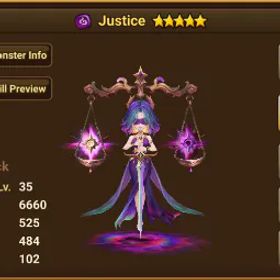 サマナーズウォー {Europe}Dark Justice+Teshar+Rica*L&D Scroll*16+,12 Year Scroll*305+,12 Year Light Scrolls*6+|Real Scroll Count • No Ranges|