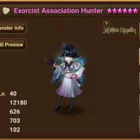サマナーズウォー {Global}Light Exorcist Association Hunter(Aya)+Teshar+Rica*L&D Scroll*48+,(11+12) Year Scroll*730+,All Attribute Scroll*15+|Real Scroll Count • No Ranges|