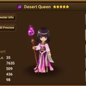 サマナーズウォー {Global}Dark Desert Queen+Tiana+Teshar*L&D Scroll*48+,(11+12) Year Scroll*780+,All Attribute Scroll*15+,Mystical Scroll*700+|Real Scroll Count • No Ranges|