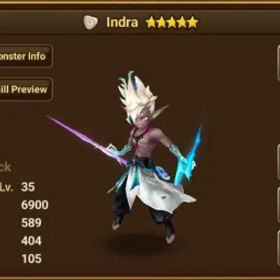 サマナーズウォー {Global}Light Indra+Teshar+Rica*L&D Scroll*48+,(11+12) Year Scroll*780+,All Attribute Scroll*15+,Mystical Scroll*700+|Real Scroll Count • No Ranges|