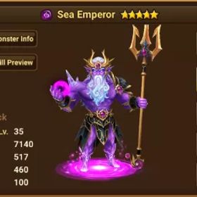 サマナーズウォー {Global}dark sea emperor+Teshar+Rica*L&D Scroll*48+,(11+12) Year Scroll*730+,All Attribute Scroll*15+,Mystical Scroll*700+|Real Scroll Count • No Ranges|
