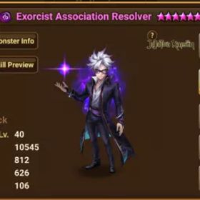 サマナーズウォー {Europe}Dark Exorcist Association Resolver(Werner)+Tiana+Teshar*L&D Scroll*48+,(11+12) Year Scroll*780+,All Attribute Scroll*15+|Real Scroll Count • NNo Ranges|