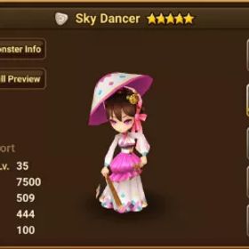 サマナーズウォー {Global}Light Sky Dancer+Teshar+Rica*L&D Scroll*48+,(11+12) Year Scroll*780+,All Attribute Scroll*15+,Mystical Scroll*700+|Real Scroll Count • No Ranges|