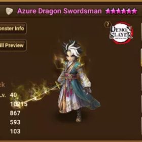 サマナーズウォー {Europe}Light Azure Dragon Swordsman+Teshar+Rica*L&D Scroll*48+,(11+12) Year Scroll*730+,All Attribute Scroll*15+|Real Scroll Count • No Ranges|