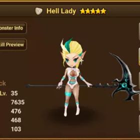 サマナーズウォー {Global}Light Hell Lady+Tiana+Teshar*L&D Scroll*48+,(11+12) Year Scroll*780+,All Attribute Scroll*15+,Mystical Scroll*700+|Real Scroll Count • No Ranges|