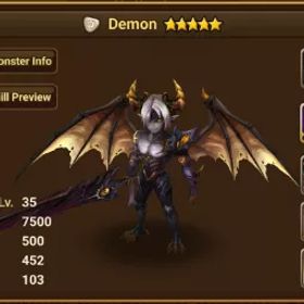 サマナーズウォー {Global}Light Demon(lucifer)+leo+Teshar*L&D Scroll*48+,(11+12) Year Scroll*780+,All Attribute Scroll*15+,Mystical Scroll*700+|Real Scroll Count • No Ranges|