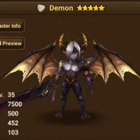 サマナーズウォー {Europe}2LD*Dark Specter Princess+Light Striker+(11+12)year Scroll*465