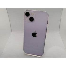 【中古】Apple docomo 【SIMフリー】 iPhone 14 128GB パープル MPUY3J/A【吉祥寺】保証期間１ヶ月【ランクC】