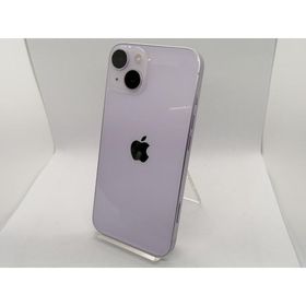 【中古】Apple docomo 【SIMフリー】 iPhone 14 128GB パープル MPUY3J/A【吉祥寺】保証期間１ヶ月【ランクC】