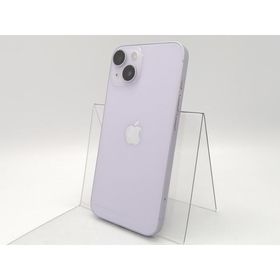 【中古】Apple docomo 【SIMフリー】 iPhone 14 128GB パープル MPUY3J/A【錦糸町北口】保証期間１ヶ月【ランクC】