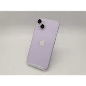 【中古】Apple docomo 【SIMフリー】 iPhone 14 128GB パープル MPUY3J/A【広島本通】保証期間１ヶ月【ランクC】
