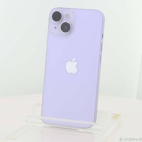〔中古〕Apple(アップル) iPhone14 128GB パープル MPUY3J／A SIMフリー〔305-ud〕