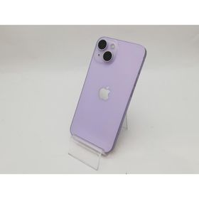 【中古】Apple docomo 【SIMフリー】 iPhone 14 128GB パープル MPUY3J/A【府中ル・シーニュ】保証期間１週間【ランクC】