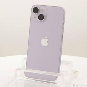 〔中古〕Apple(アップル) iPhone14 128GB パープル MPUY3J／A SIMフリー〔371-ud〕