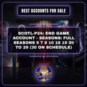 Sky星を紡ぐ子どもたち SCOTL-P24: END GAME ACCOUNT - SEASONS: FULL SEASONS 6 7 8 10 18 19 20 TO 29 (30 ON SCHEDULE)