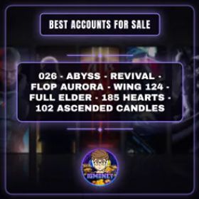 Sky星を紡ぐ子どもたち 026 - ABYSS - REVIVAL - FLOP AURORA - WING 124 - FULL ELDER - 185 HEARTS - 102 ASCENDED CANDLES