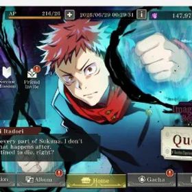 呪術廻戦ファントムパレード 🪄 🌐 EUROPE ✅ START ✅ Domain Gojo🔴 + Yuji🟢 + 1 SSR ✅ 1 SSR ticket ✅ #65383976 👑🌓🌥️🌙🎁