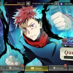 呪術廻戦ファントムパレード 🟦Global - [Taiwan]🟦130000+ Cubes🧊❄️Sukuna🟦 + Gojo Domain🟥 + Yuta🟥 + Toji🟥❄️🧊4 SSR Tickets🧊❄️