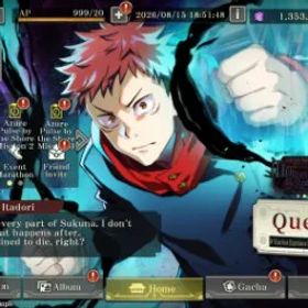 呪術廻戦ファントムパレード 🌤️ 🟩Europe🟩Utah (Queen of Curses) + Hollow purple Gojo + 14 SSR🟩7500+ Cubes🟩3+ SSR Ticket🟩Issue🟩 #75079584 〽️🌫️👍🏻☁️🎨