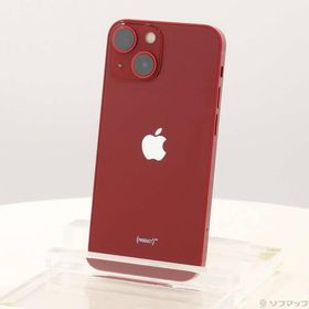 〔中古〕Apple(アップル) iPhone13 mini 128GB プロダクトレッド MLJG3J／A SIMフリー〔198-ud〕