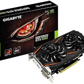 【中古】【39shop】GV-N1060WF2OC-3GD★- Gigabyte Nvidia GTX 1060 WF2 3GB GDDR5 PCI-E(非常に良い)