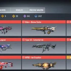 コールオブデューティモバイル 🏆 ●》16 MYTHIC Guns ☆ (3 MAX) 🔥 MYTHIC TEMPLAR & SIREN ^(LVL 5 MAX) ⚡ 55 LEGENDARY GUNS 👑 6 LEGEND OPERATORS 🚀 4 LEGEND VEHICLES 🛡️ 100% SAFE & INSTANT*