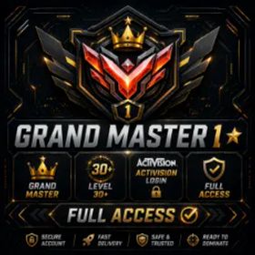 コールオブデューティモバイル 🔥 800+ ORDERS |⭐Grand Master Rank 1 |⭐Level 30+ | 🔥 COD Mobile Account | 🔐 Activision Login | ✅Fast Delivery