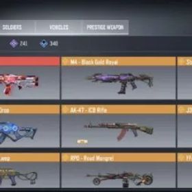 コールオブデューティモバイル 1 Mythic 10 Legendary | 241 Gun Epic