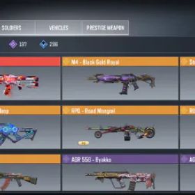 コールオブデューティモバイル [ CODM ] ⭕ Mythic Ak117 | 197 epic guns | Level 300 - 18b