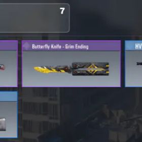コールオブデューティモバイル ⭐ Groza - Aquarius ✨ Axe - Wicked Whisper | ⚡ 1 Legendary · 2 Epic · 4 Rare