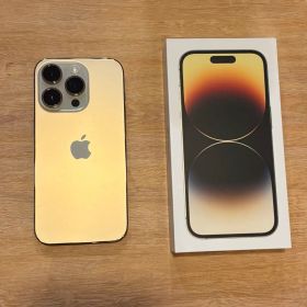 【美品•箱あり】iPhone 14 Pro本体 ゴールド 128GB