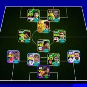 イーフットボール EF71-All Platforms-strength 3191-Epic&showtime:Pele,basten,Baggio,zico,Paul Scholes,rijkaard, messi,mendes,Adam,huijsen,carvajal,raul,torres , olise,levandowski