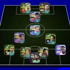 イーフットボール Balance ID📍【Strength - 3147】🔶Carles Puyol -106🔶 José Gayà-104🔶 Dominik Szoboszlai -104🔶Nicolò Barella-103🔶✔️Only Konami Linked